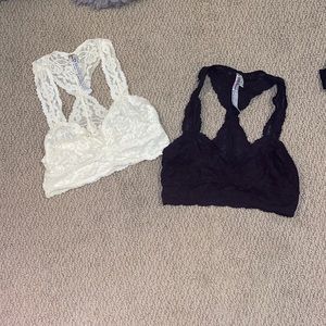 Free People Intimately Lace Racerback Bralettes